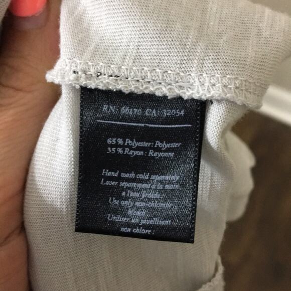 Anthropologie Deletta first flight tee top in gray - Picture 4 of 5